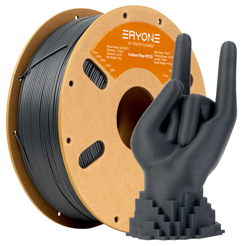 ERYONE PETG - CF(Carbon Fibre), Цвят: Dark Grey