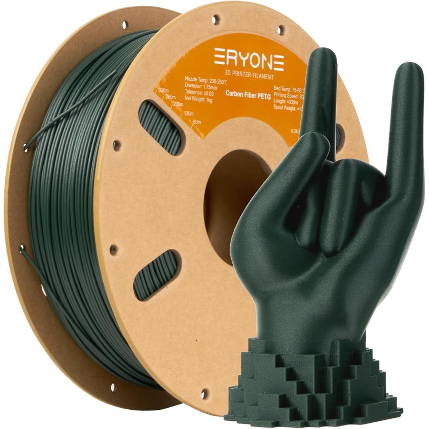 ERYONE PETG - CF(Carbon Fibre), Цвят: Olive Green