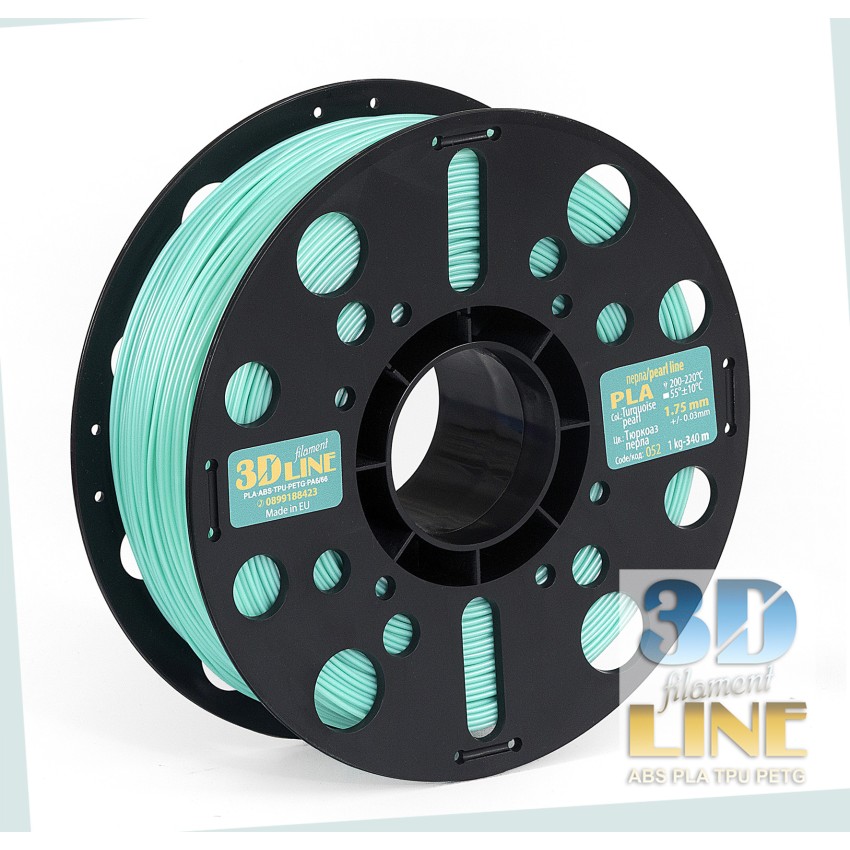 3DLine - PLA - Произведено в БГ, Цвят: Тюркоазена перла