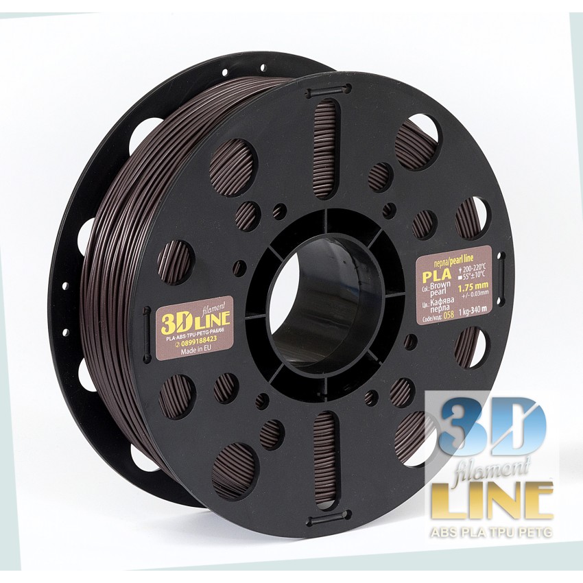 3DLine - PLA - Произведено в БГ, Цвят: Кафява перла
