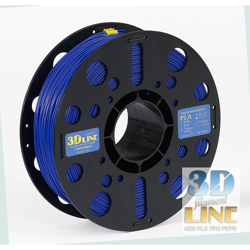 3DLine - PLA - Произведено в БГ, Цвят: Тъмно синьо