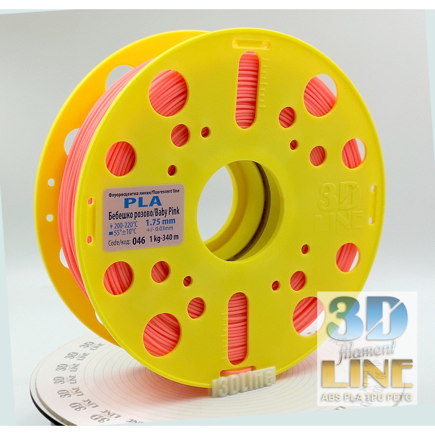 3DLine - PLA - Произведено в БГ, Цвят: Бебешко розово