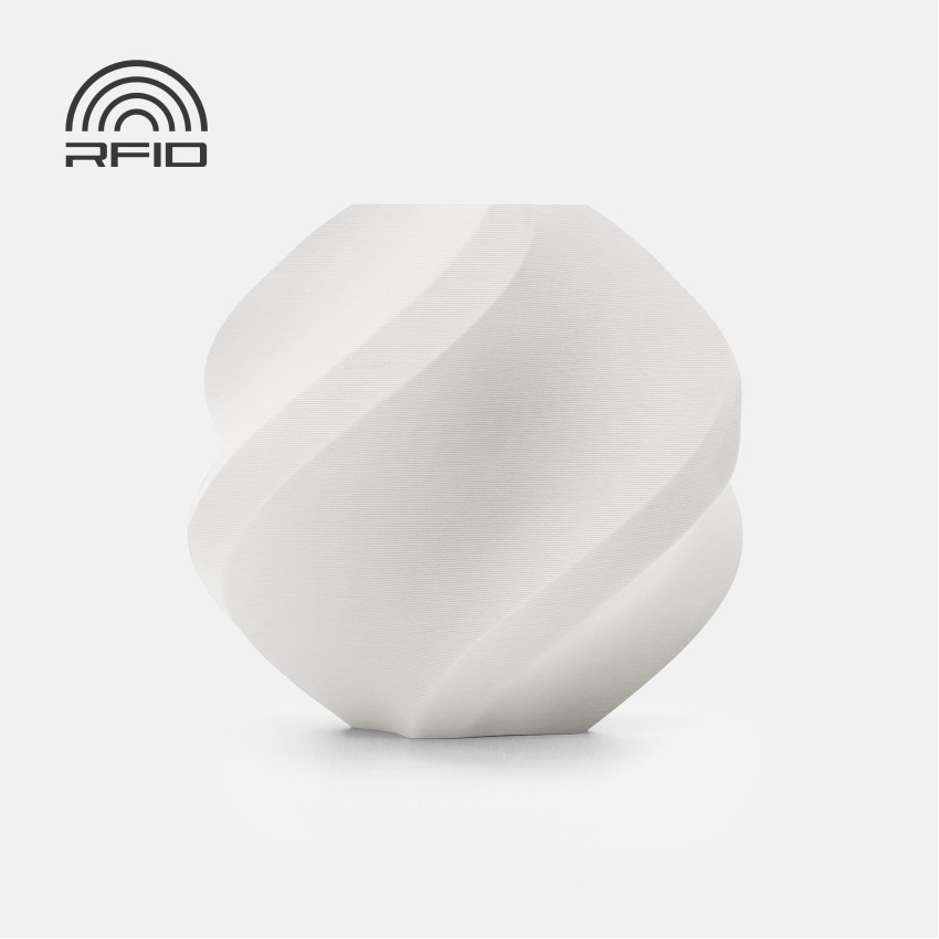 Bambu Lab PLA Matte, Цвят: Ivory White - With Spool