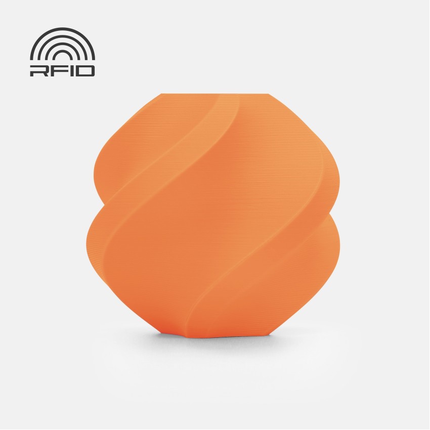 Bambu Lab PLA Matte, Цвят: Mandarin Orange - Refill
