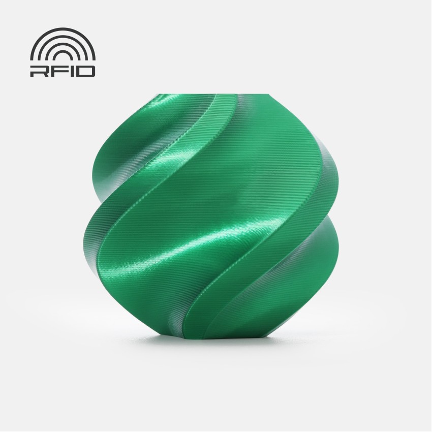 Bambu Lab PLA Silk+, Цвят: Candy Green - With Spool