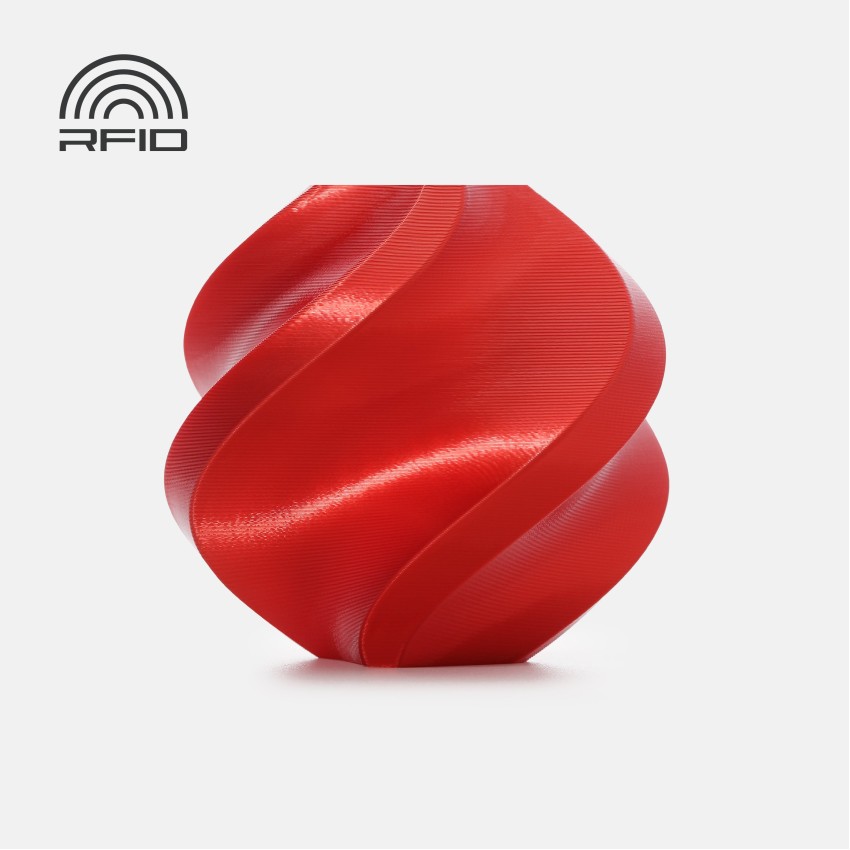 Bambu Lab PLA Silk+, Цвят: Candy Red - With Spool