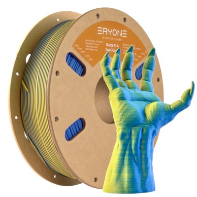 Eryone PLA Dual Color Matte, Цвят: Blue - Yellow