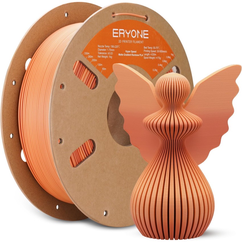 Eryone PLA Matte Hyper Speed Gradient Rainbow, Цвят: Danxia