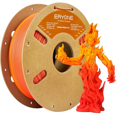 Eryone PLA Matte Gradient Rainbow, Цвят: Maple Leaf