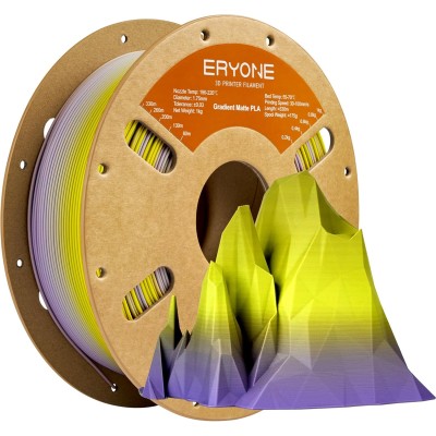 Eryone PLA Matte Gradient Rainbow, Цвят: Granite