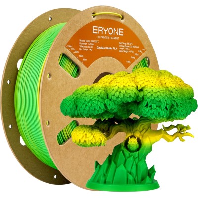 Eryone PLA Matte Gradient Rainbow, Цвят: Shire