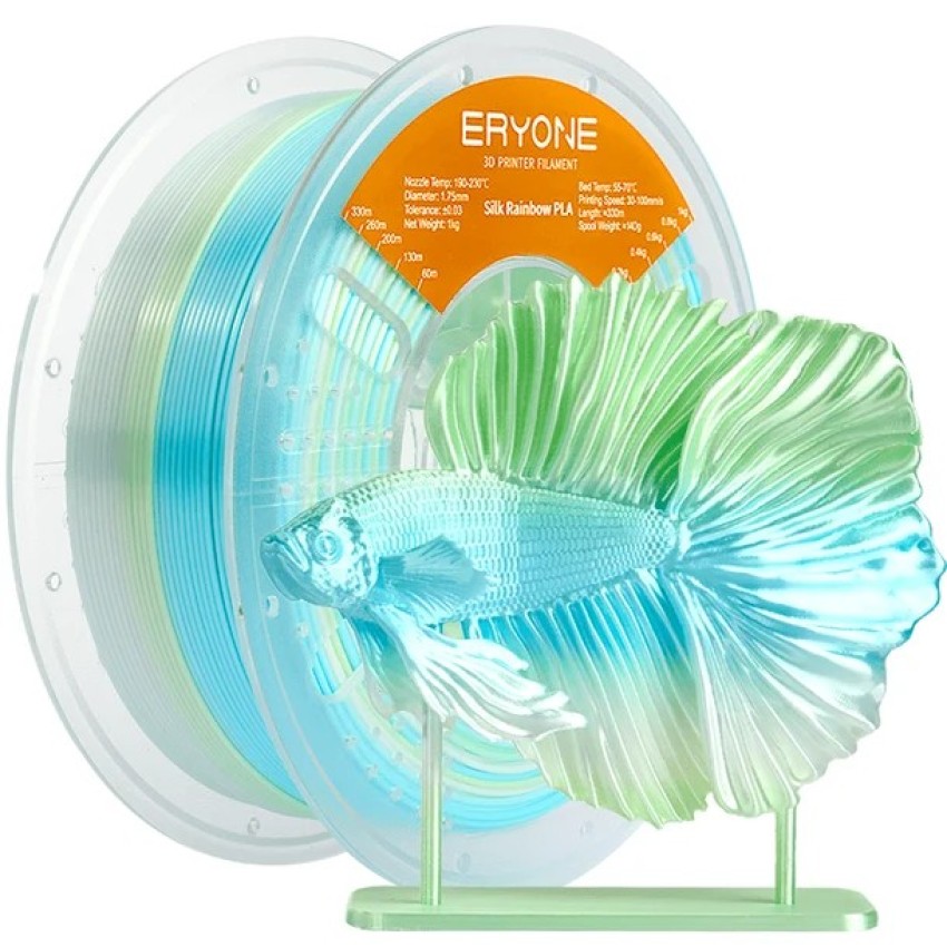 Eryone PLA Silk Rainbow, Цвят: Glacier Mint