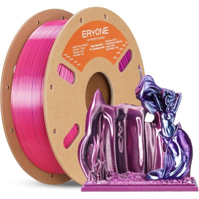 Eryone PLA Quadruple Color Silk, Цвят: Deep Purple / Magenta / Pink / Sky Blue
