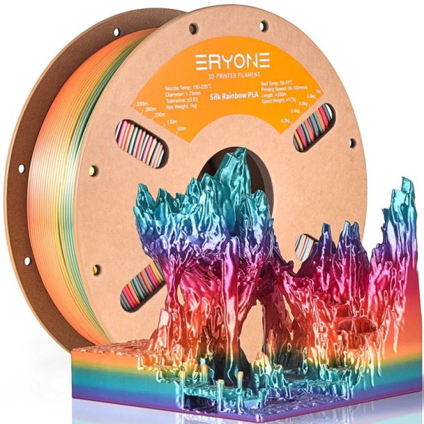 Eryone PLA Silk Rainbow, Цвят: Waterfall