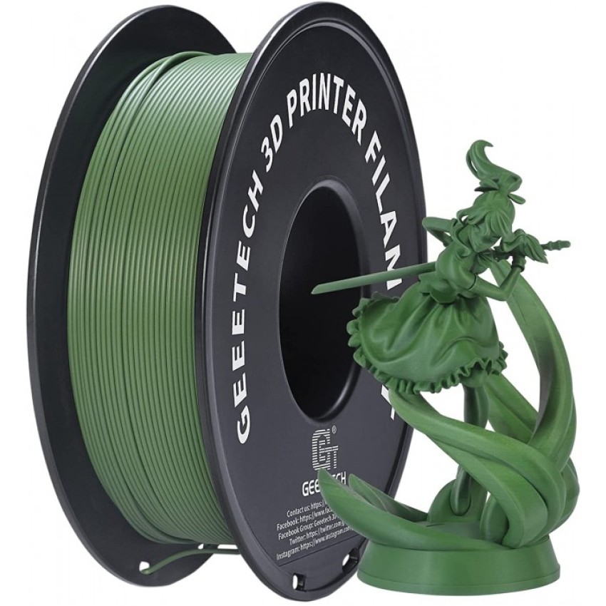 Geeetech PLA Matte, Цвят: Olive Green