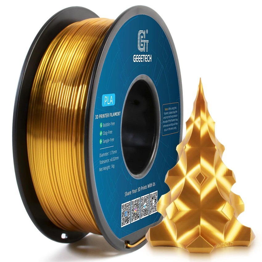 Geeetech PLA Silk, Цвят: Gold