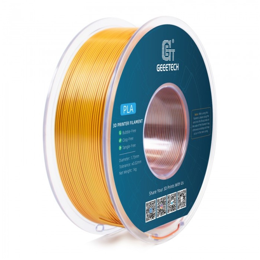 Geeetech PLA Silk Tri Color, Цвят: Gold/Silver/Cooper