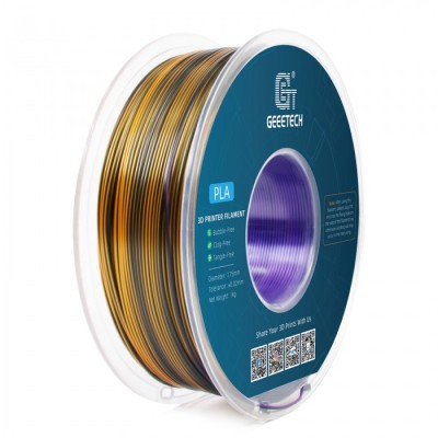 Geeetech PLA Silk Tri Color, Цвят: Purple/Gold/Black