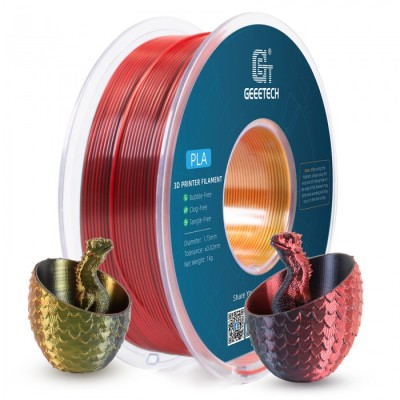 Geeetech PLA Silk Tri Color, Цвят: Red/Black/Gold
