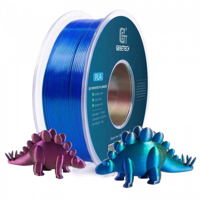 Geeetech PLA Silk Tri Color, Цвят: Red/Blue/Green