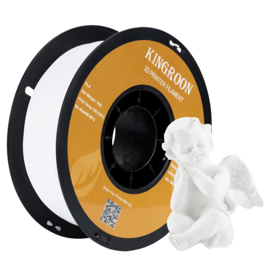 Kingroon PLA Basic, Цвят: White