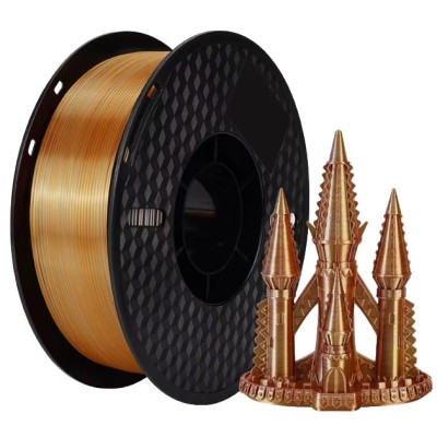 Kingroon PLA Silk Tricolor, Цвят: Gold/Silver/Cooper