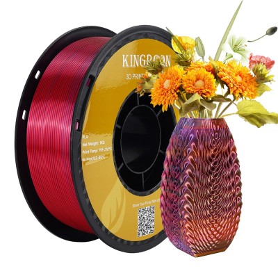 Kingroon PLA Silk Tricolor, Цвят: Red/Gold/Blue