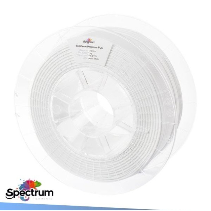 Spectrum PLA Premium, Цвят: Arctic White