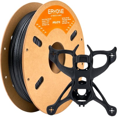 ERYONE Fiberon PPS-CF10 0.5KG, Цвят: Black