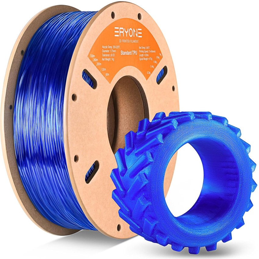ERYONE TPU 95A, Цвят: Transperant Blue 95A 1KG