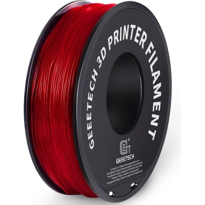 GEEETECH TPU 95A 1KG, Цвят: Transperant Red