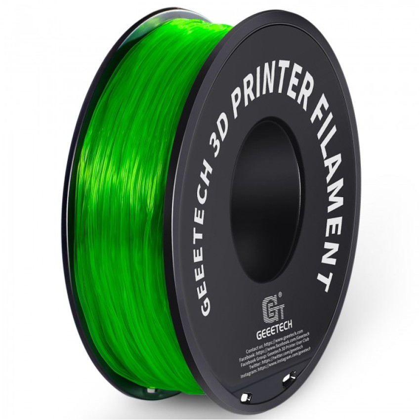 GEEETECH TPU 95A 1KG, Цвят: Transperant Green