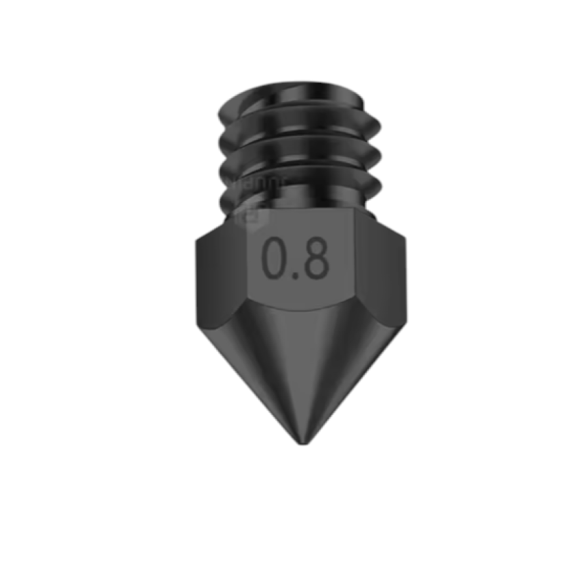 Дюза MK8 Закалена Стомана – Съвместима с Creality, Anycubic, Geeetech, Tronxy, Модел: 0.8 Hardened Steel Nozzle