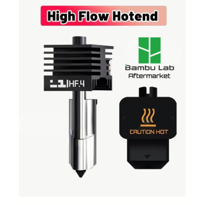 Bambu Lab Hotend Highflow High Quality H2 Printers - (Aftermarket), Модел: 0.4 Hardened Steel Nozzle