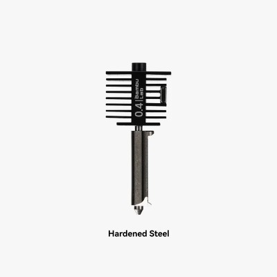 Bambu Lab Hotend with Nozzle - A1 Printer, Модел: 0.4 Hardened Steel Nozzle