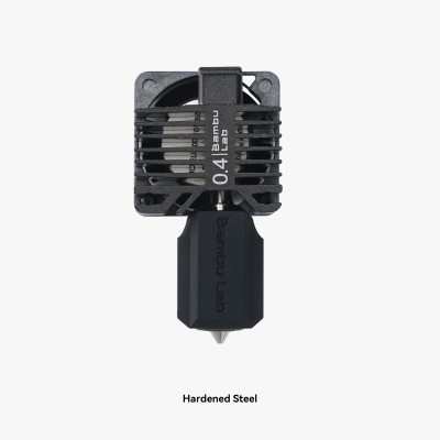 Bambu Lab Пълен Комплект Hotend за X1 Series, Модел: 0.4 Hardened Steel Nozzle
