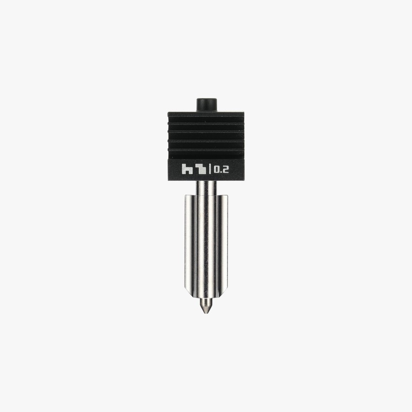Bambu Lab Hotend with Nozzle - H2/P2S/X2D Printers, Модел: 0.2 Stainless Steel Nozzle