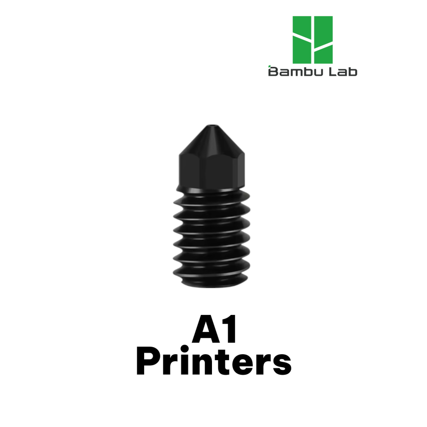Bambu Lab Nozzle - A1 Printers (Aftermarket), Модел: 0.4 Hardened Steel Nozzle