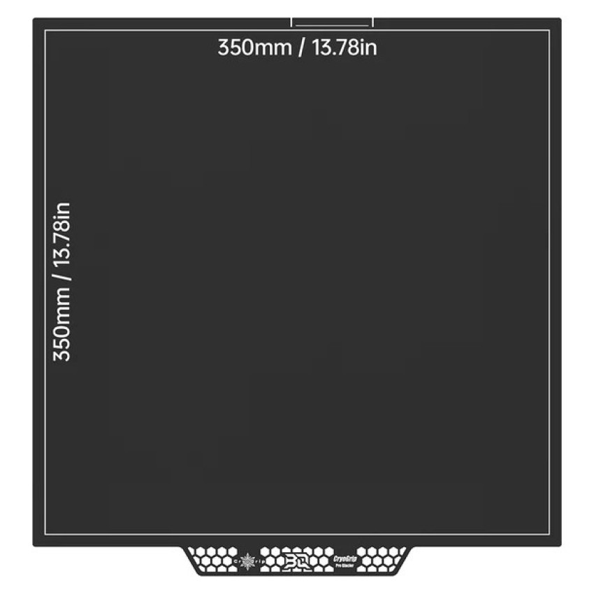 BIQU CryoGrip Pro Buildplate for Creality K2 Plus 350x350