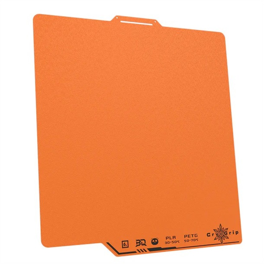 Panda BuildPlate CryoGrip Pro Matte Orange X1/P1/A1 257×257