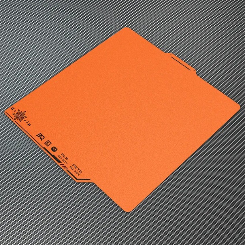 Panda BuildPlate CryoGrip Pro Matte Orange X1/P1/A1 257×257