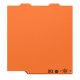Panda BuildPlate CryoGrip Pro Matte Orange Bambu Lab A1 Mini 184×184