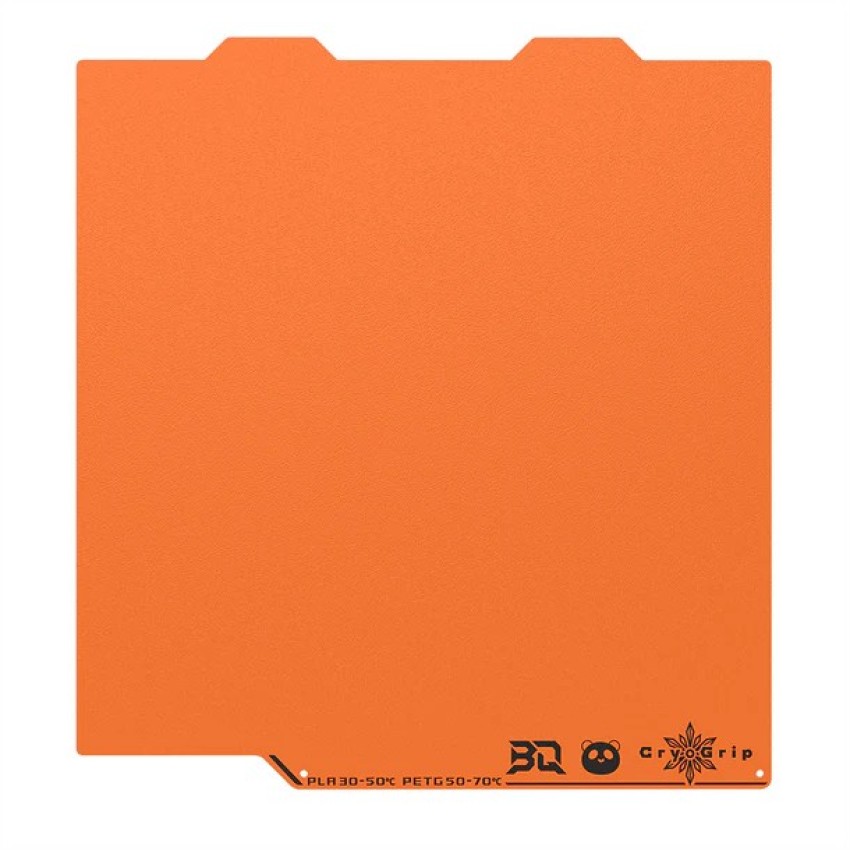 Panda BuildPlate CryoGrip Pro Matte Orange Bambu Lab A1 Mini 184×184