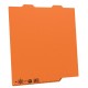 Panda BuildPlate CryoGrip Pro Matte Orange Bambu Lab A1 Mini 184×184