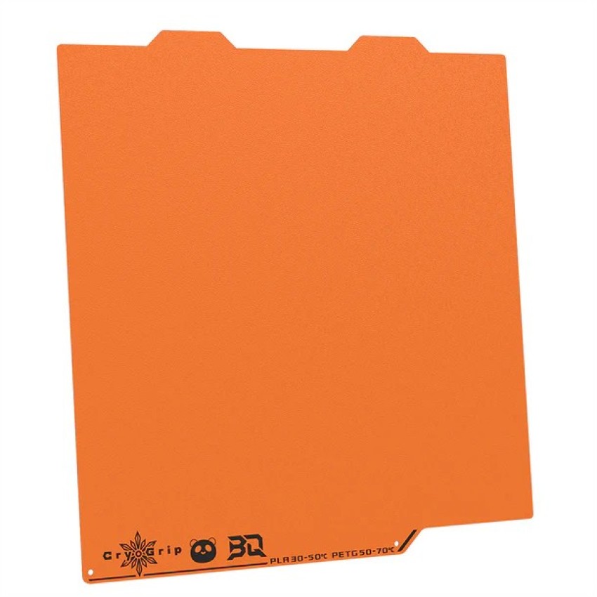 Panda BuildPlate CryoGrip Pro Matte Orange Bambu Lab A1 Mini 184×184