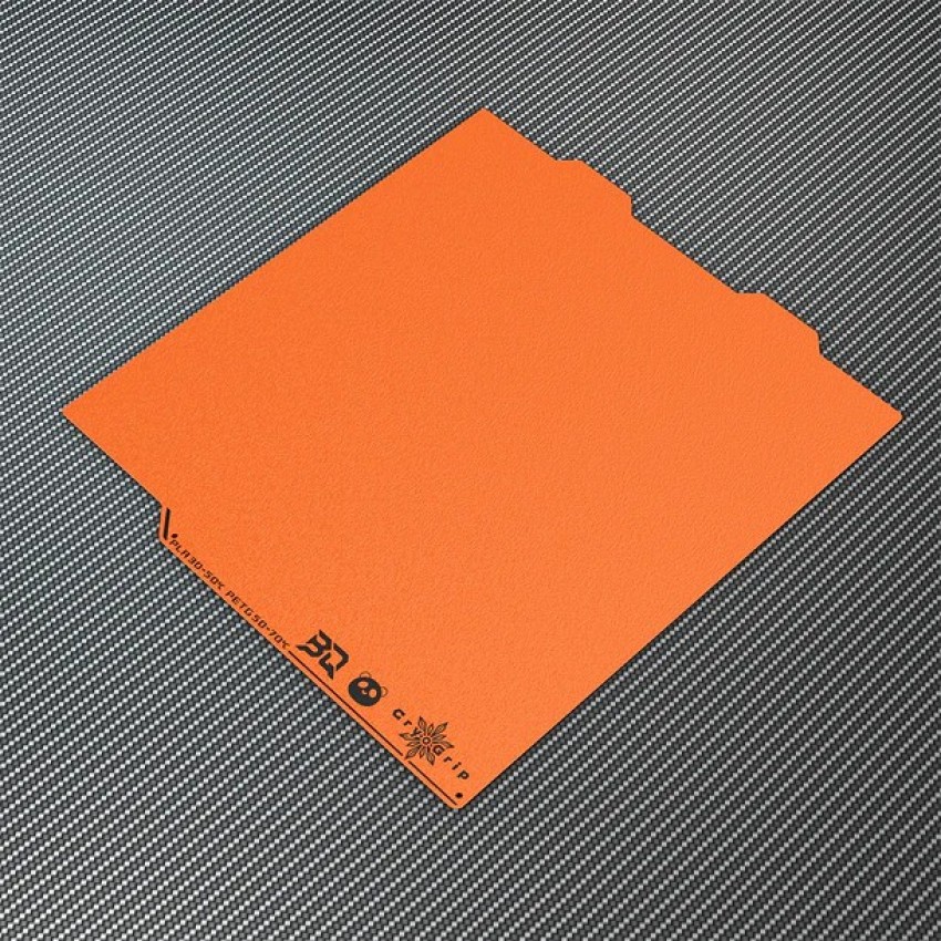 Panda BuildPlate CryoGrip Pro Matte Orange Bambu Lab A1 Mini 184×184