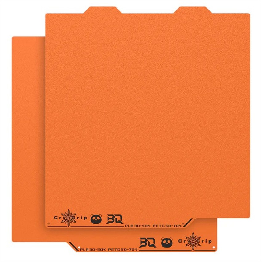 Panda BuildPlate CryoGrip Pro Matte Orange Bambu Lab A1 Mini 184×184