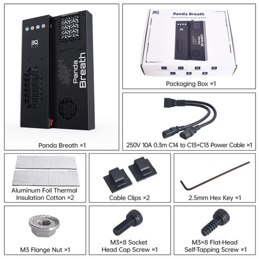BIQU Panda Breath Smart Air Filtration and Heating System with Precise Temperature Regulation