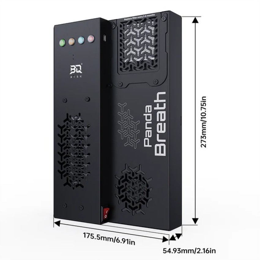 BIQU Panda Breath Smart Air Filtration and Heating System with Precise Temperature Regulation